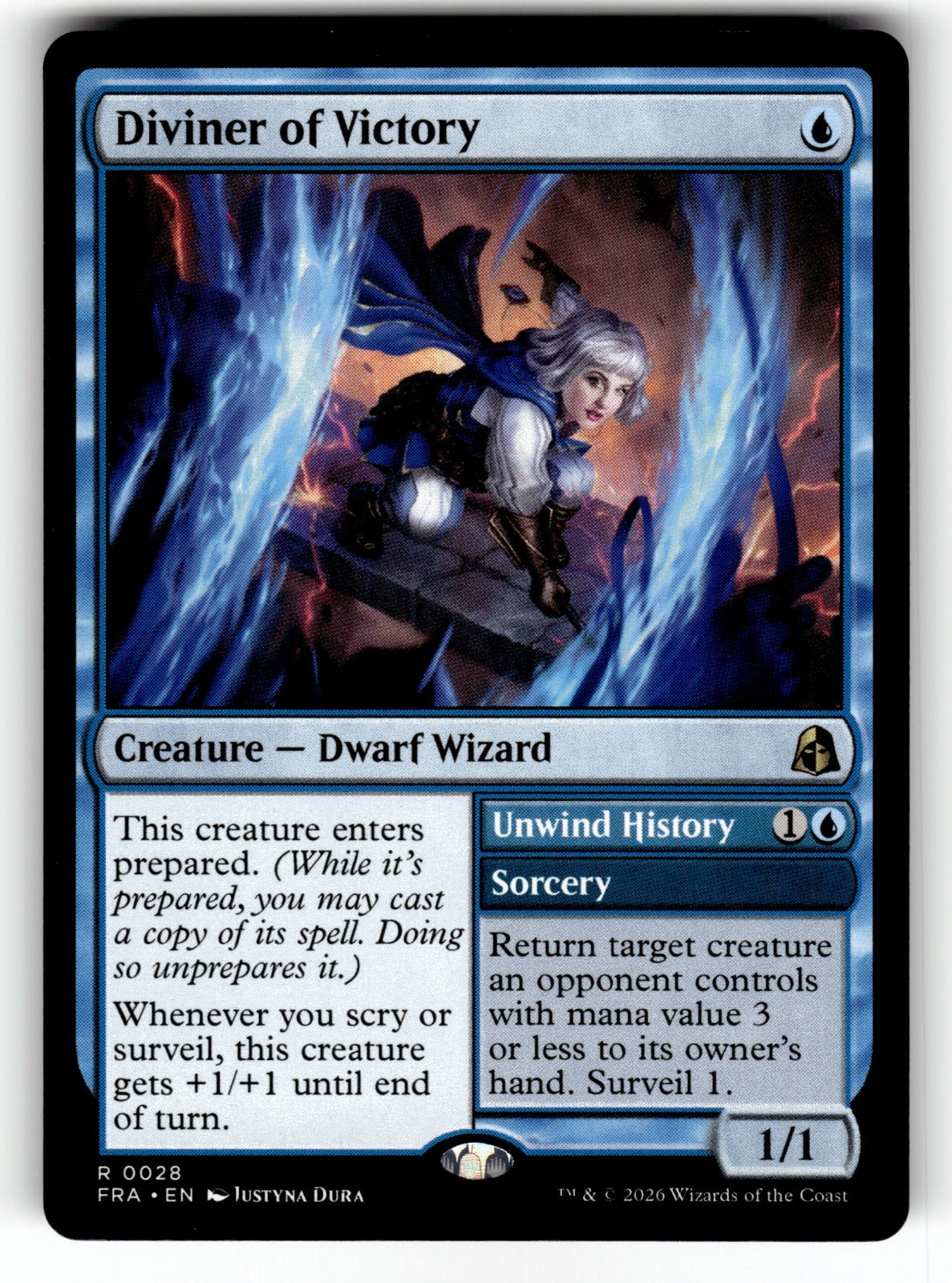 Diviner of Victory – 28 FRA: Reality Fracture R NM