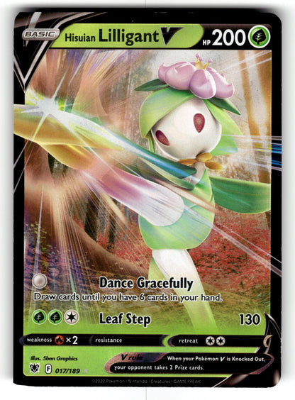 Hisuian Lilligant V – 017/189 SWSH10: SWSH10: Astral Radiance Ultra Rare Holo NM