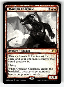 Obsidian Charmaw (Showcase) – 353 MH2: Modern Horizons 2 R NM