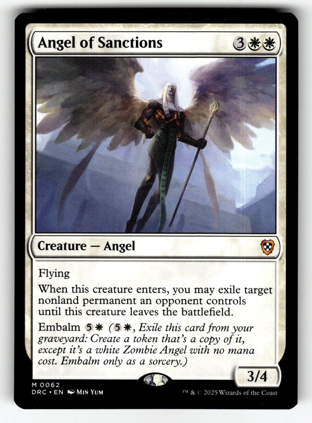 Angel of Sanctions – 62 DRC: Commander: Aetherdrift M LP