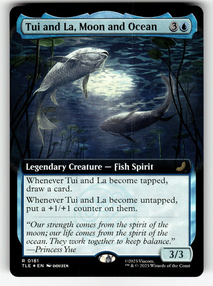 Tui and La, Moon and Ocean (Extended Art) – 181 TLE: Avatar: The Last Airbender: Eternal-Legal R Foil NM