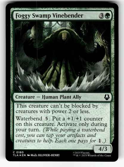 Foggy Swamp Vinebender – 180 TLA: Avatar: The Last Airbender C Foil NM