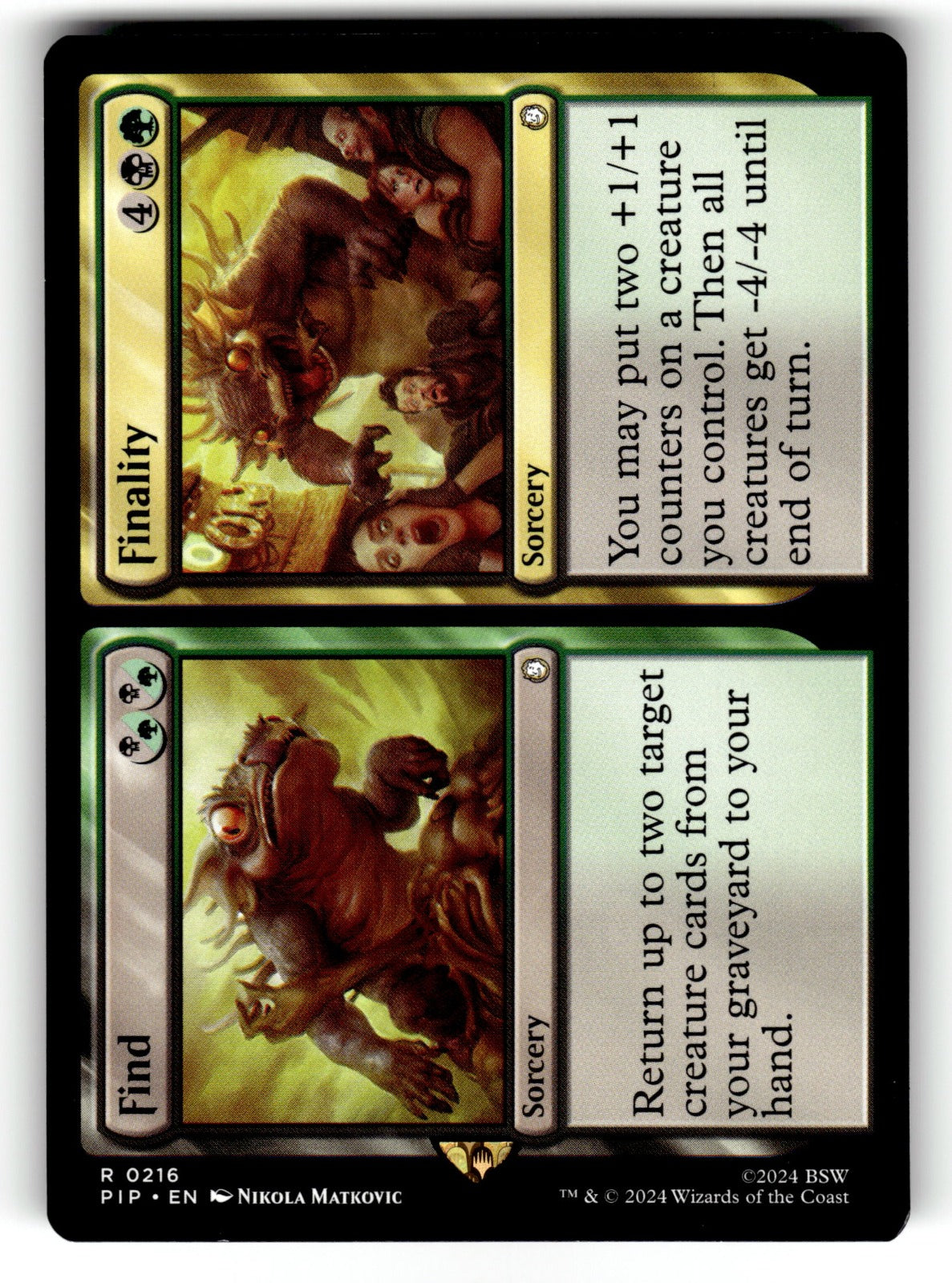 Find // Finality – 216 PIP: Universes Beyond: Fallout R NM