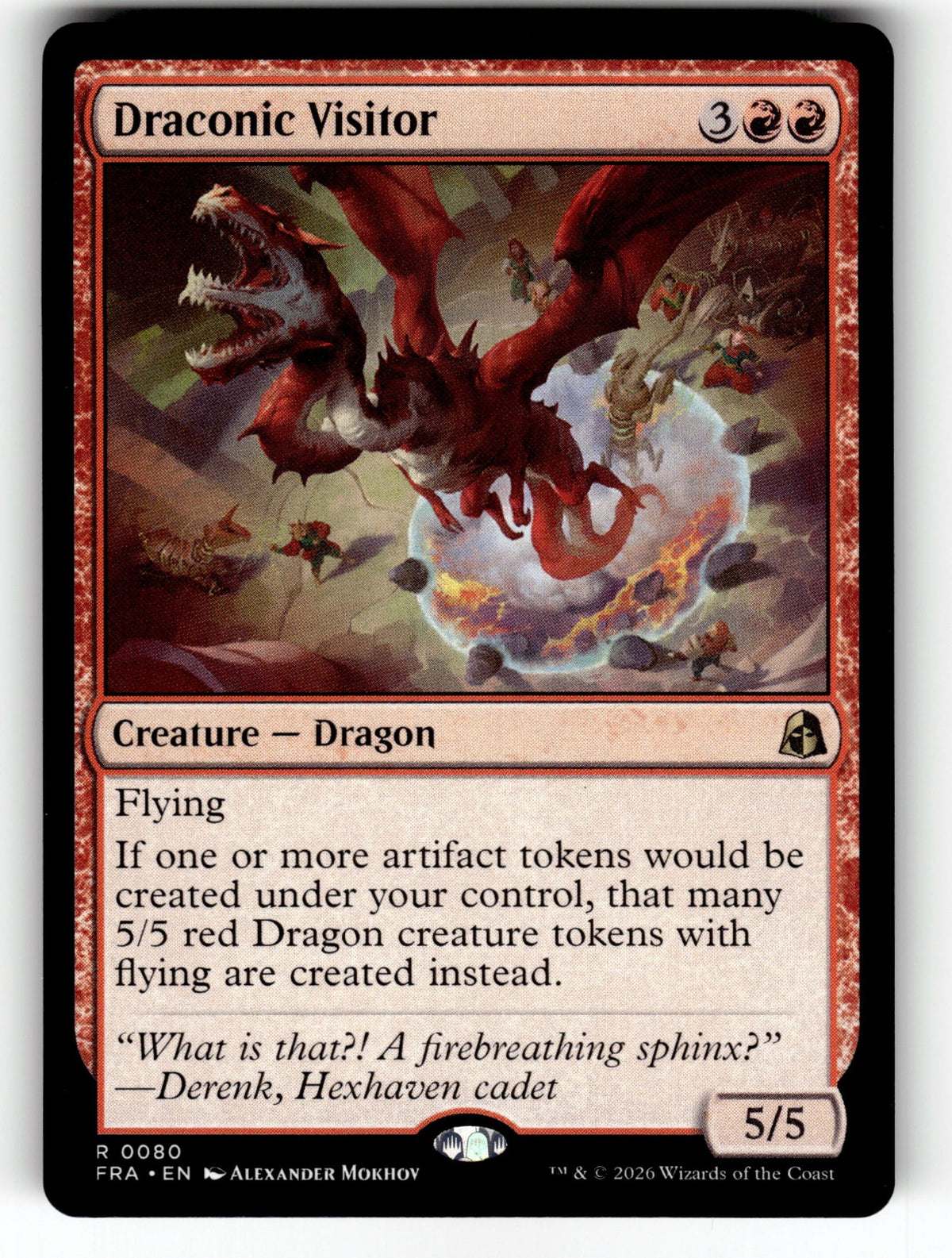 Draconic Visitor – 80 FRA: Reality Fracture R NM