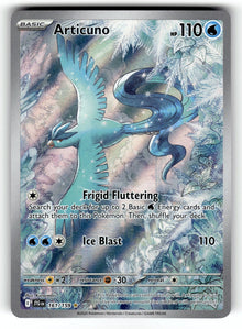 Articuno – 161/159 JTG: SV09: Journey Together Illustration Rare Holo NM