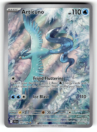 Articuno – 161/159 JTG: SV09: Journey Together Illustration Rare Holo NM