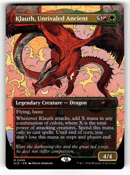 Klauth, Unrivaled Ancient – 2499 SLD: Secret Lair Drop Series M NM