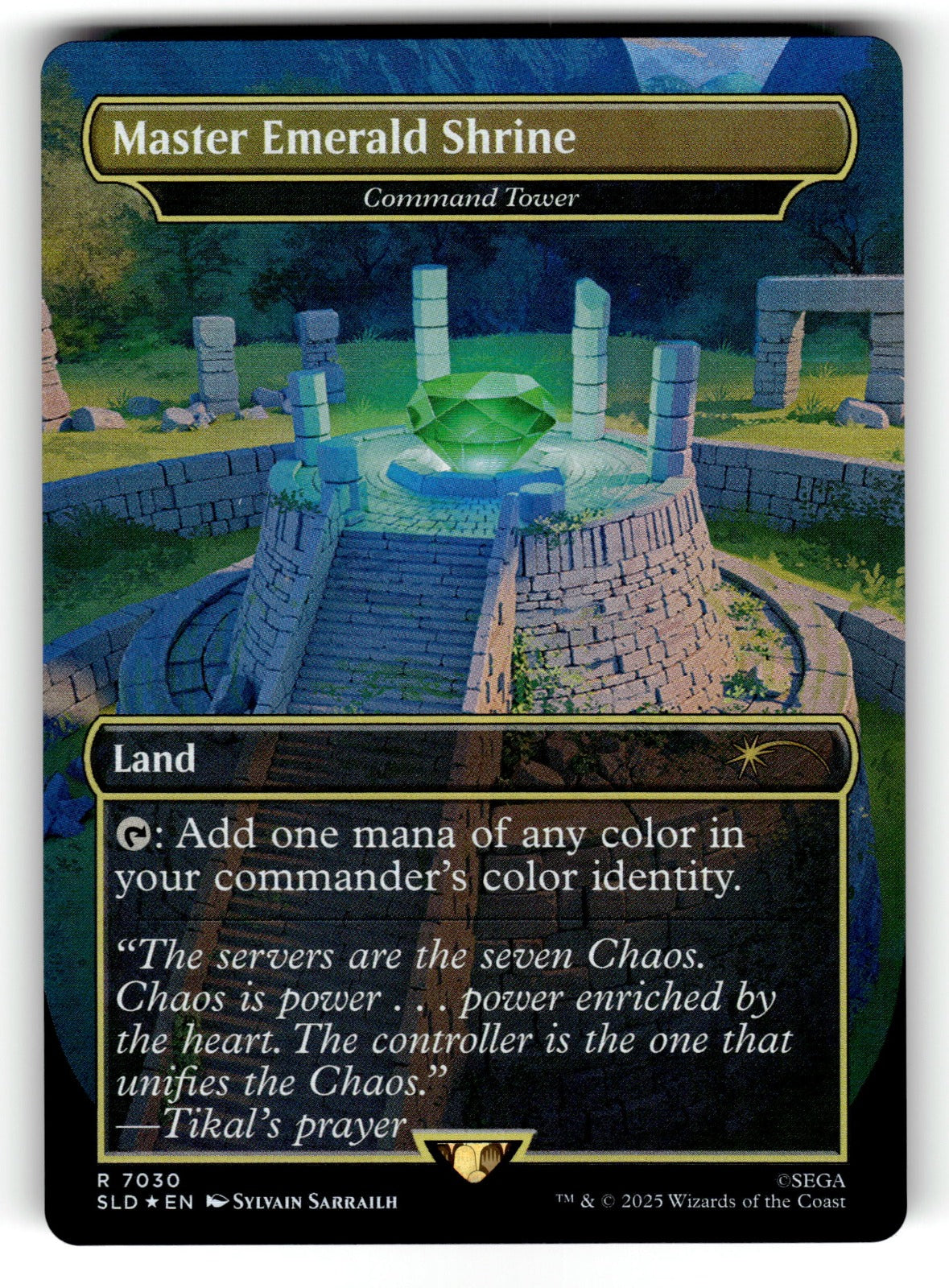 Master Emerald Shrine - Command Tower (Rainbow Foil) – 7030 SLD: Secret Lair Drop Series R Foil LP