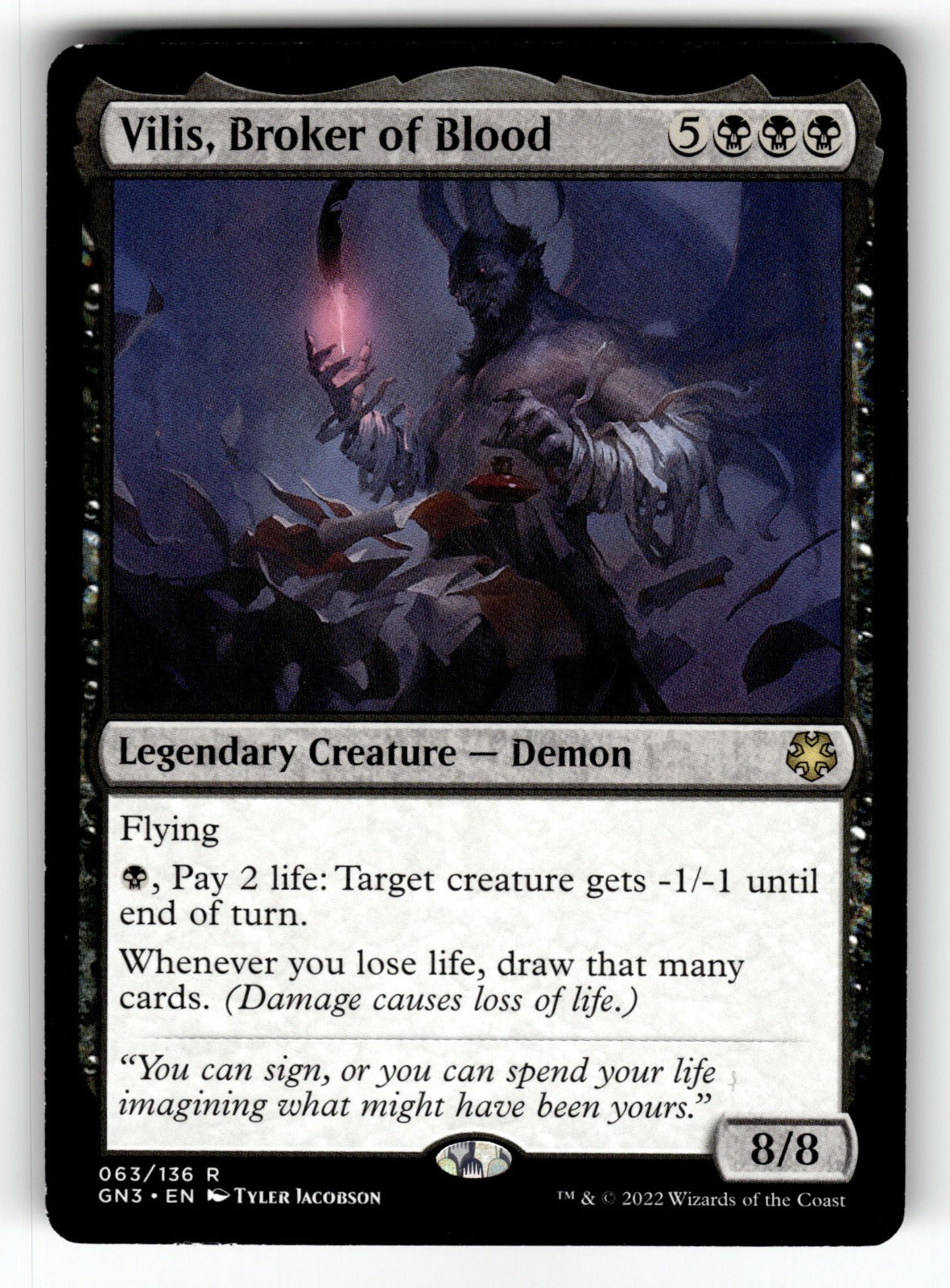 Vilis, Broker of Blood – 63 GN3: Magic Game Night: Free-For-All R NM