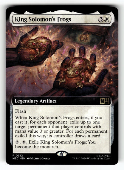 King Solomon's Frogs (Extended Art) – 312 MSC: Commander: Marvel Super Heroes R NM