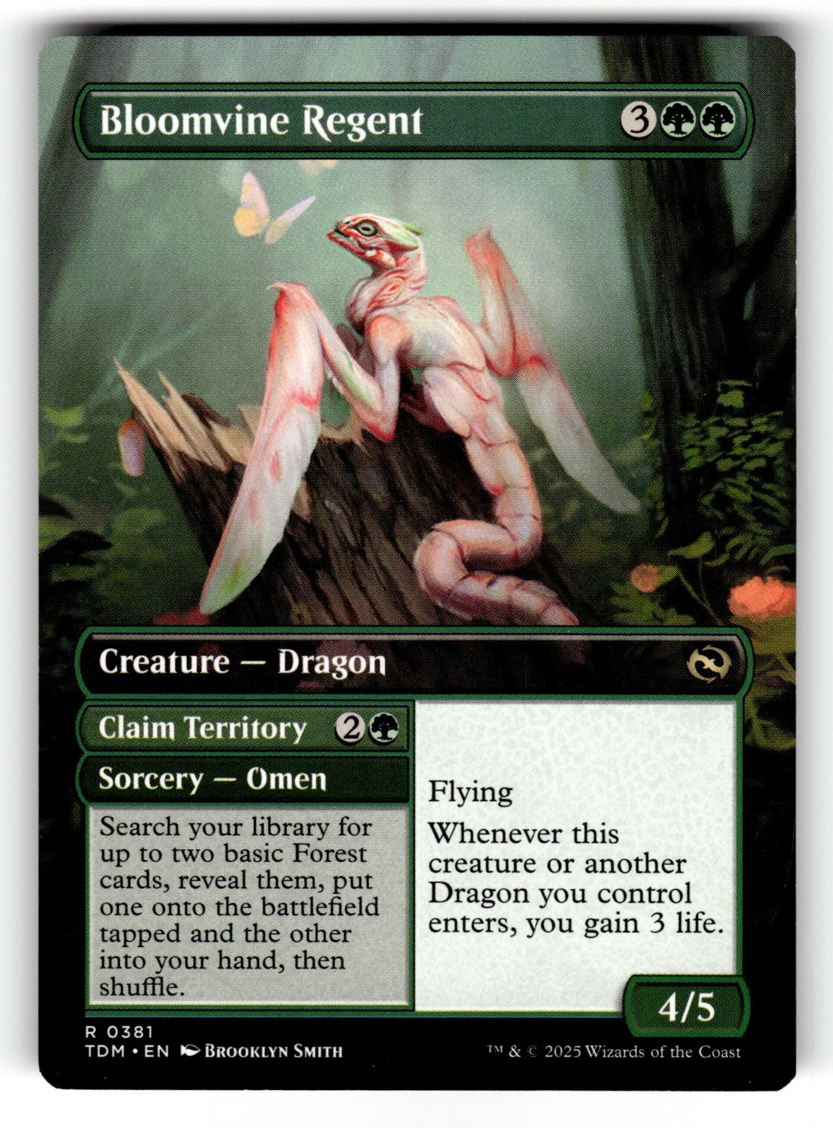 Bloomvine Regent (Borderless) – 381 TDM: Tarkir: Dragonstorm R NM