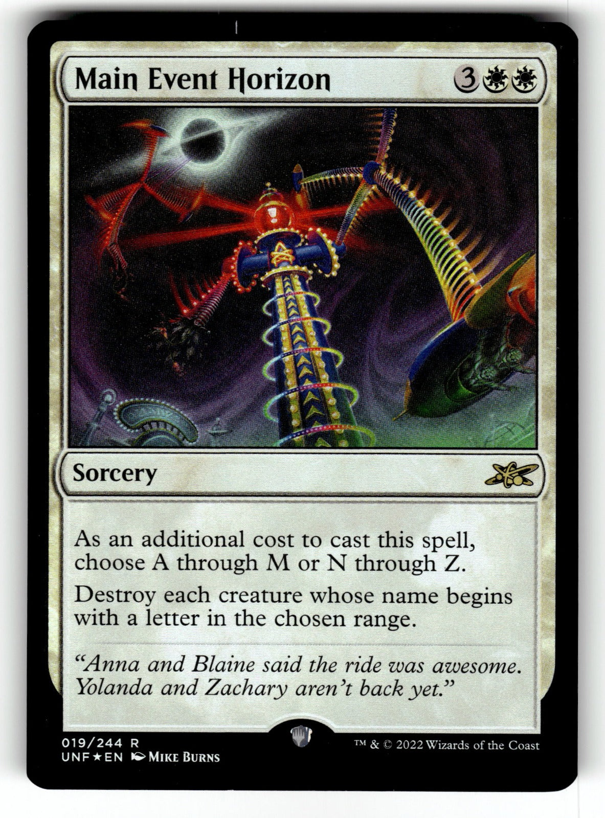 Main Event Horizon – 19 UNF: Unfinity R Foil NM