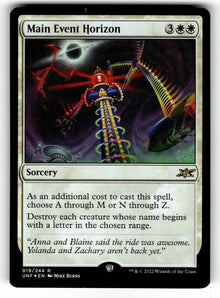 Main Event Horizon – 19 UNF: Unfinity R Foil NM