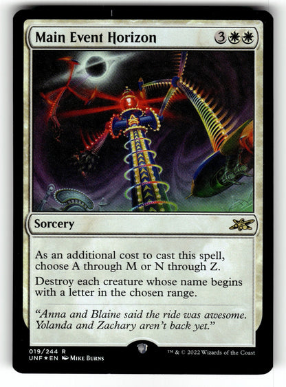 Main Event Horizon – 19 UNF: Unfinity R Foil NM