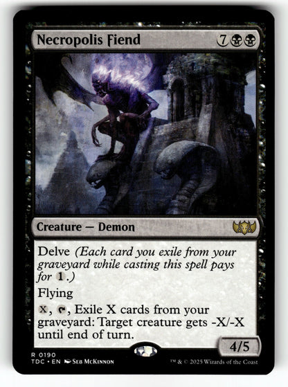 Necropolis Fiend – 190 TDC: Commander: Tarkir: Dragonstorm R NM