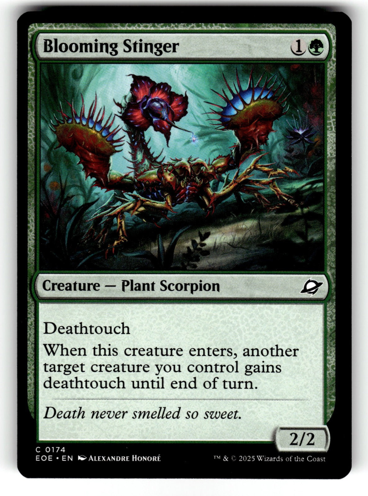 Blooming Stinger – 174 EOE: Edge of Eternities C NM