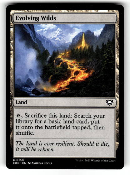 Evolving Wilds – 158 EOC: Commander: Edge of Eternities C NM