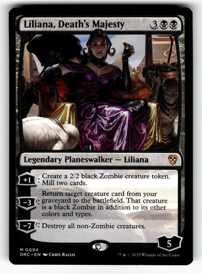 Liliana, Death's Majesty – 94 DRC: Commander: Aetherdrift M LP