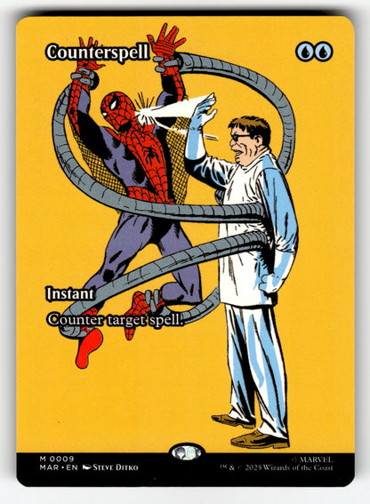 Counterspell (Borderless) – 9 MAR: Marvel Universe Eternal-Legal M NM