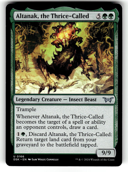 Altanak, the Thrice-Called – 166 DSK: Duskmourn: House of Horror U NM