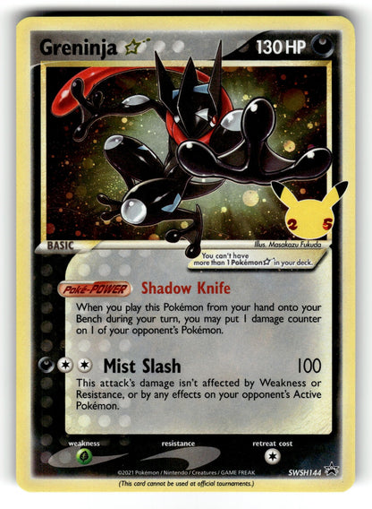 Greninja Star – SWSH144 SWSD: SWSH: Sword & Shield Promo Cards Promo Holo LP