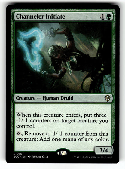 Channeler Initiate – 101 ECC: Commander: Lorwyn Eclipsed R NM