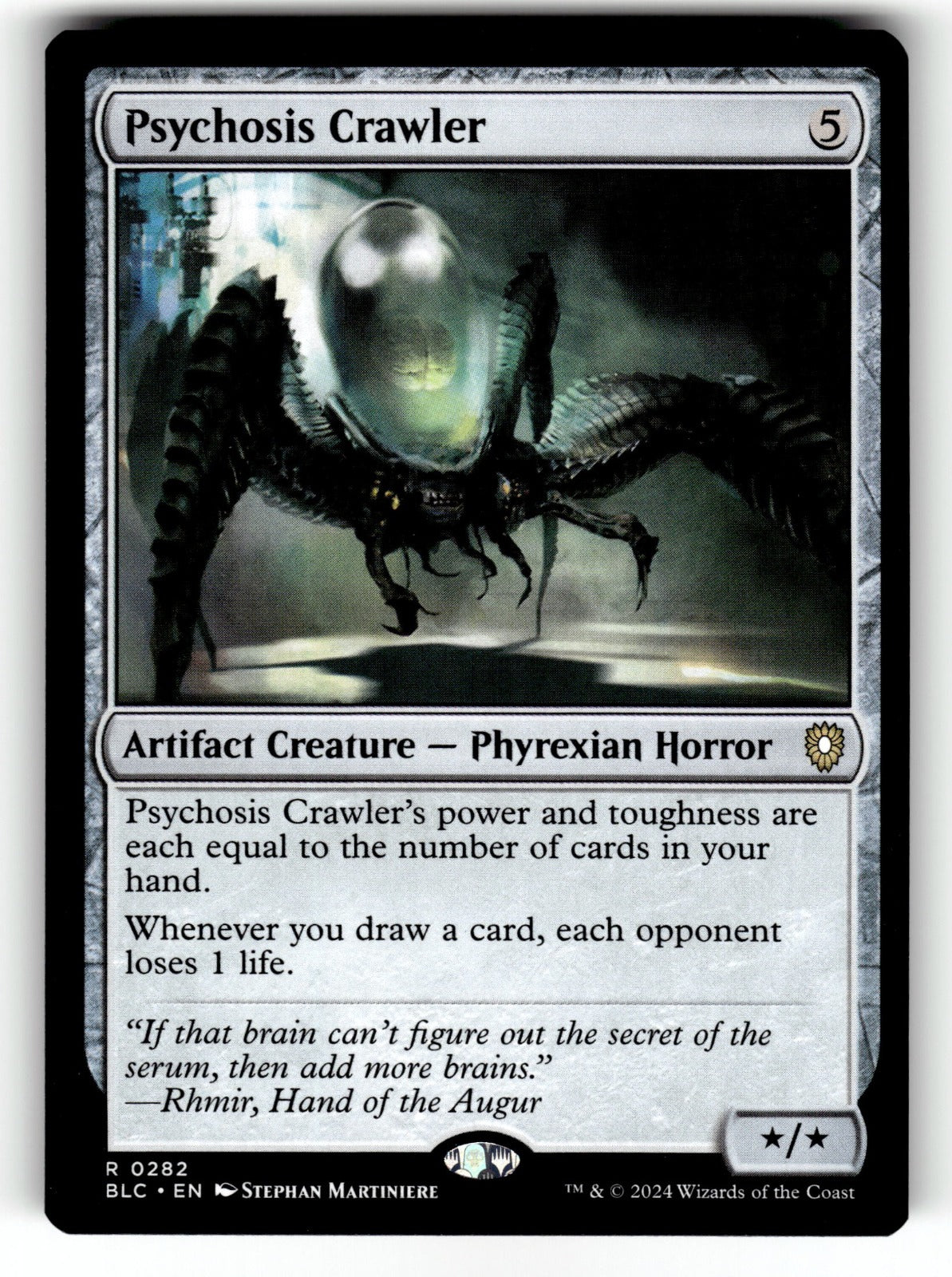 Psychosis Crawler – 282 BLC: Commander: Bloomburrow R NM