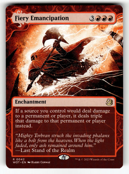Fiery Emancipation – 42 WOT: Wilds of Eldraine: Enchanting Tales R LP