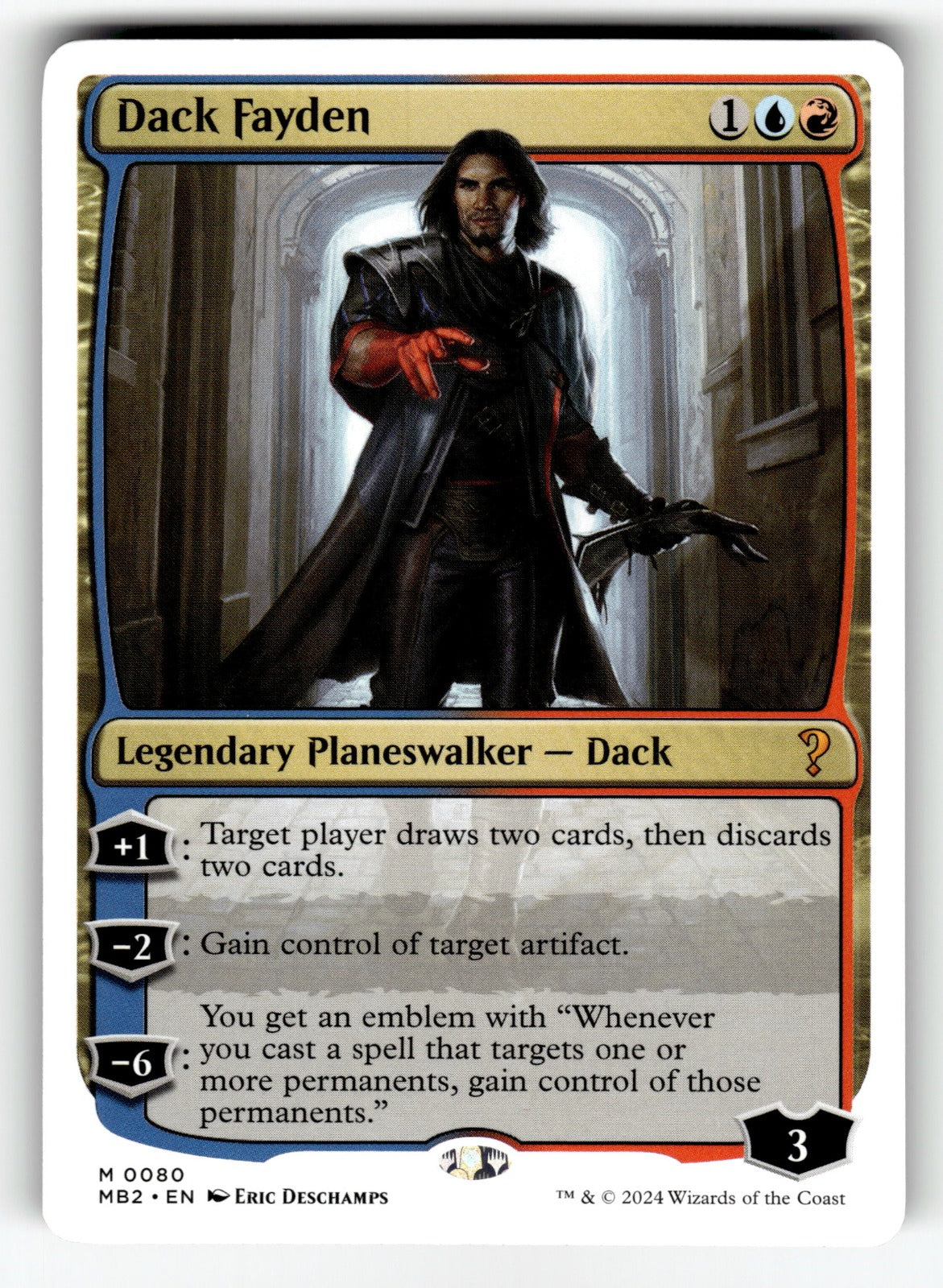 Dack Fayden (White Border) – 80 MB2: Mystery Booster 2 M NM