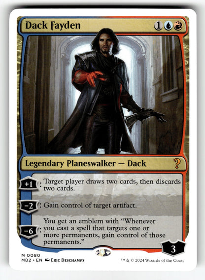 Dack Fayden (White Border) – 80 MB2: Mystery Booster 2 M NM