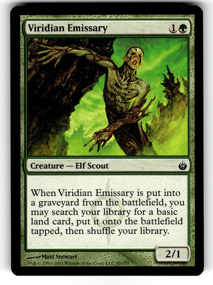 Viridian Emissary – 95 MBS: Mirrodin Besieged C NM
