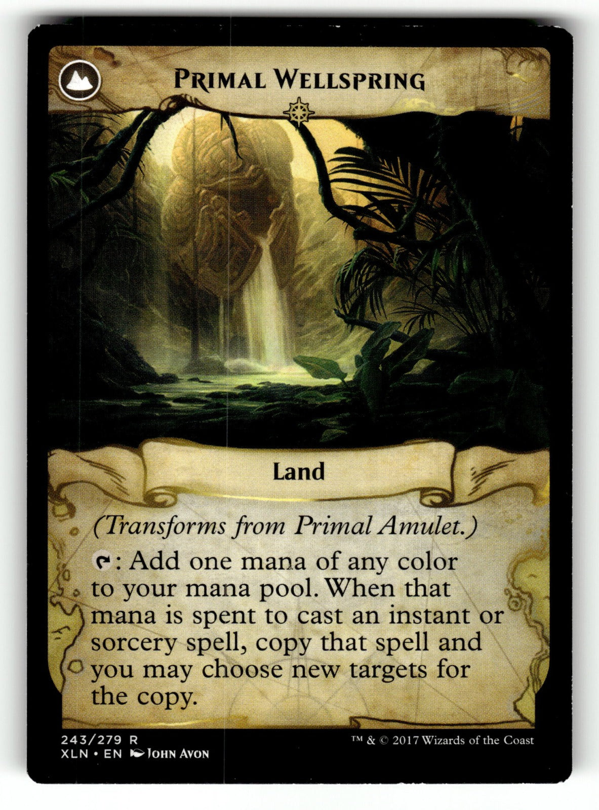 Primal Amulet – 243 XLN: Ixalan R LP (Back)