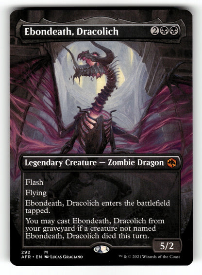 Ebondeath, Dracolich (Borderless) – 292 AFR: Adventures in the Forgotten Realms M LP
