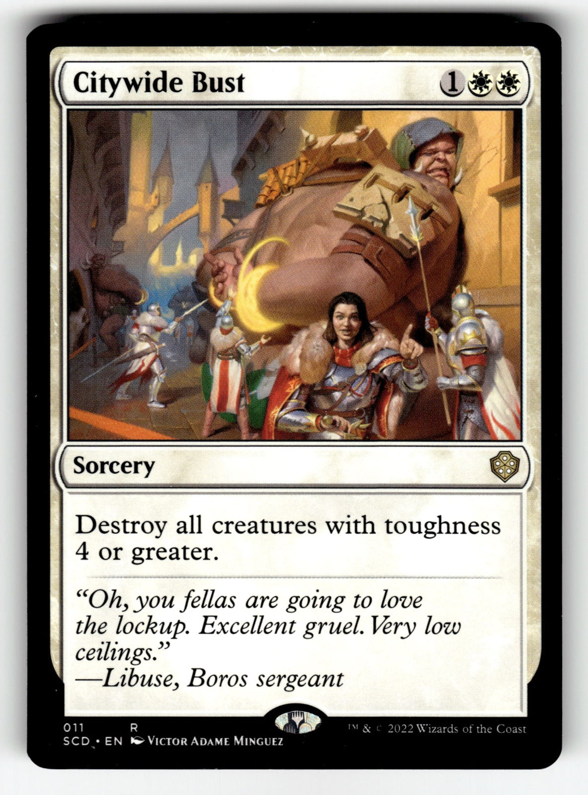 Citywide Bust – 11 SCD: Starter Commander Decks R LP