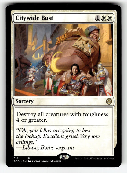 Citywide Bust – 11 SCD: Starter Commander Decks R LP