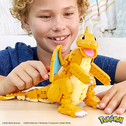 MEGA Pokemon Building Toy Kit Dragonite (388 Pieces) with Motion for Kids