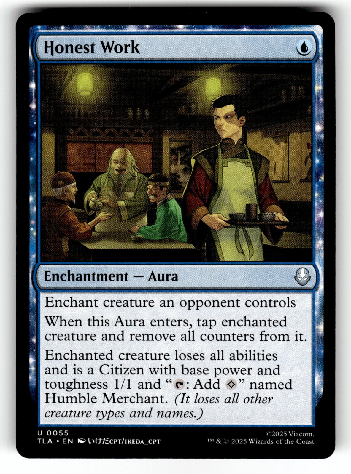 Honest Work – 55 TLA: Avatar: The Last Airbender U NM