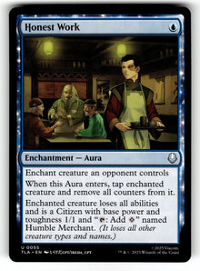 Honest Work – 55 TLA: Avatar: The Last Airbender U NM