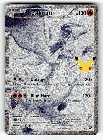 Reshiram – 113/114 CCC: Celebrations: Classic Collection Classic Collection Holo NM