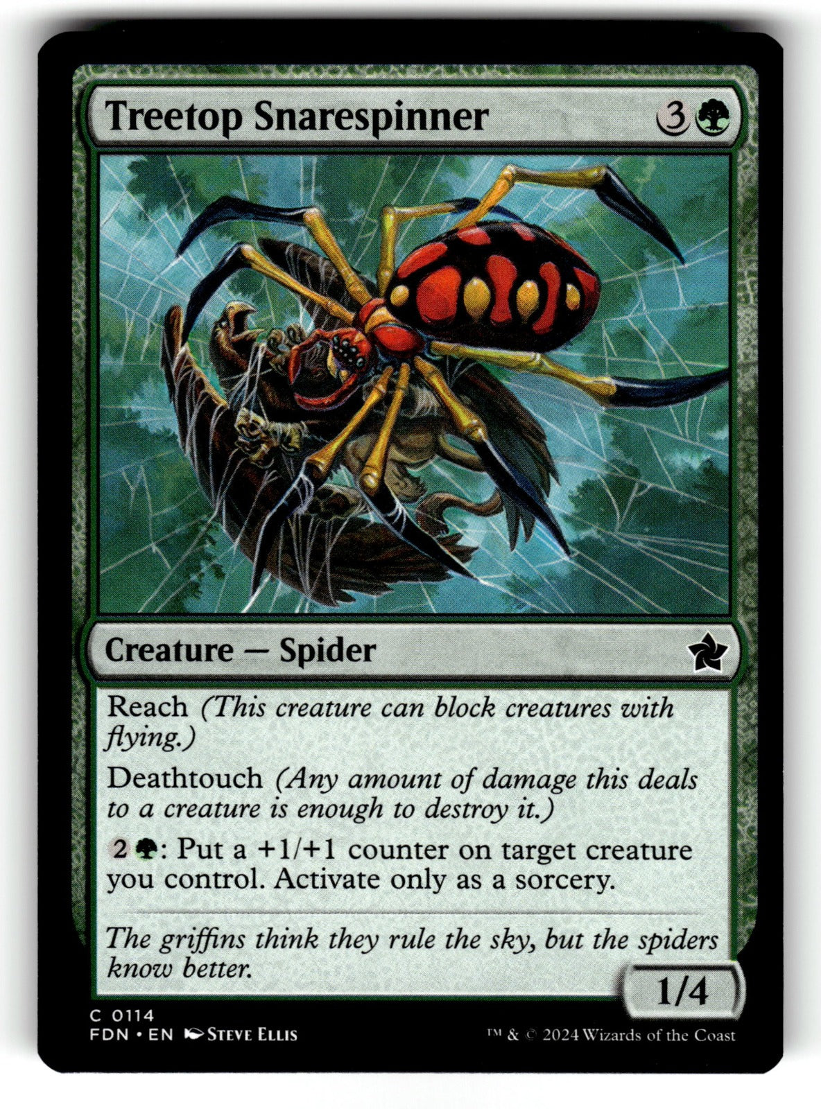 Treetop Snarespinner – 114 FDN: Foundations C NM