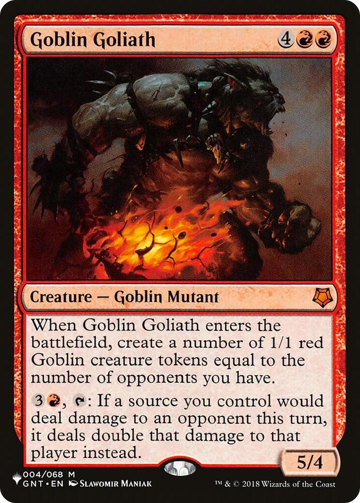 Goblin Goliath – 004/068 LIST: The List Reprints M NM
