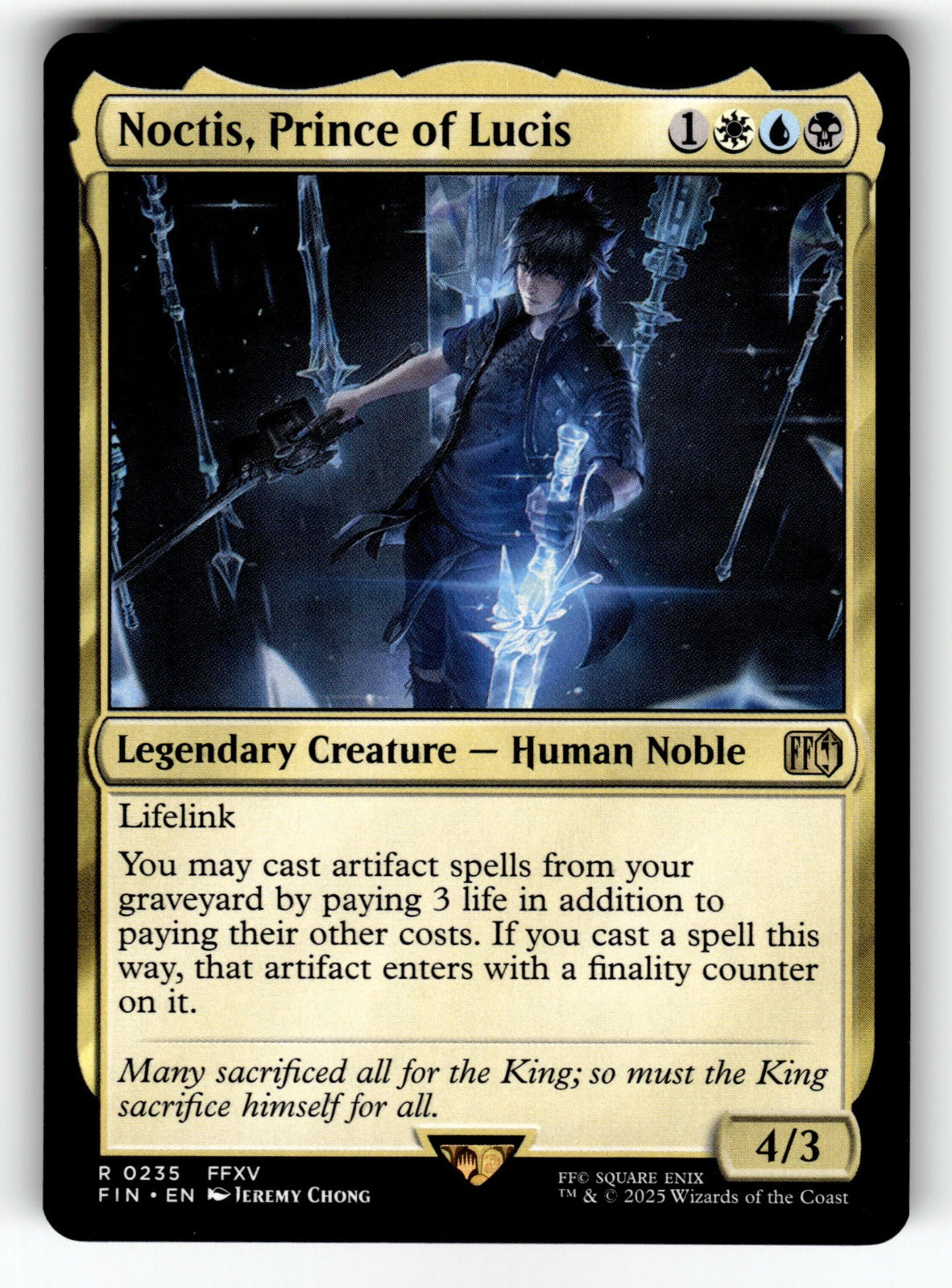 Noctis, Prince of Lucis – 235 FIN: FINAL FANTASY R NM
