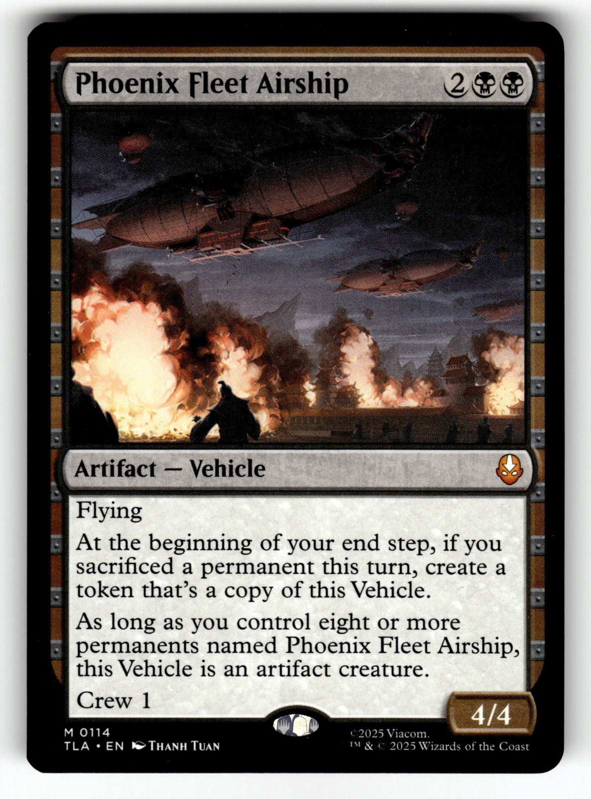 Phoenix Fleet Airship – 114 TLA: Avatar: The Last Airbender M NM