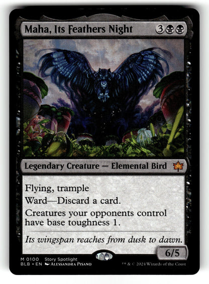 Maha, Its Feathers Night – 100 BLB: Bloomburrow M NM