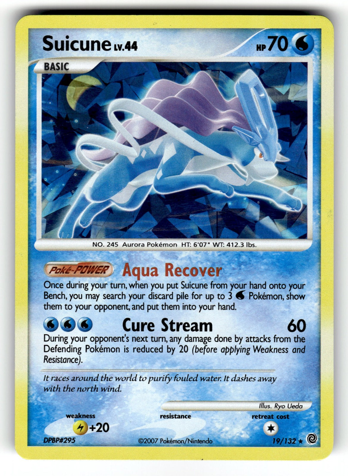Suicune – 19/132 SW: Secret Wonders Holo Rare HoloLP