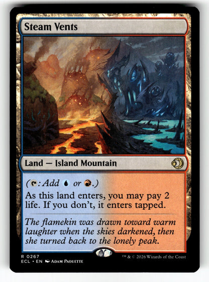 Steam Vents – 267 ECL: Lorwyn Eclipsed R NM