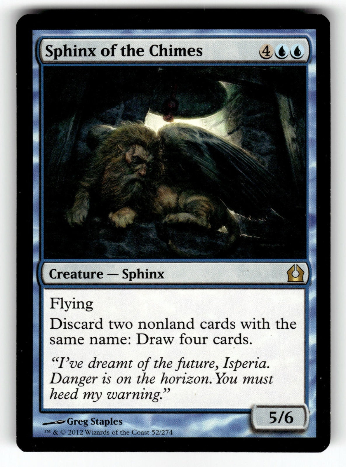 Sphinx of the Chimes – 52 RTR: Return to Ravnica R LP