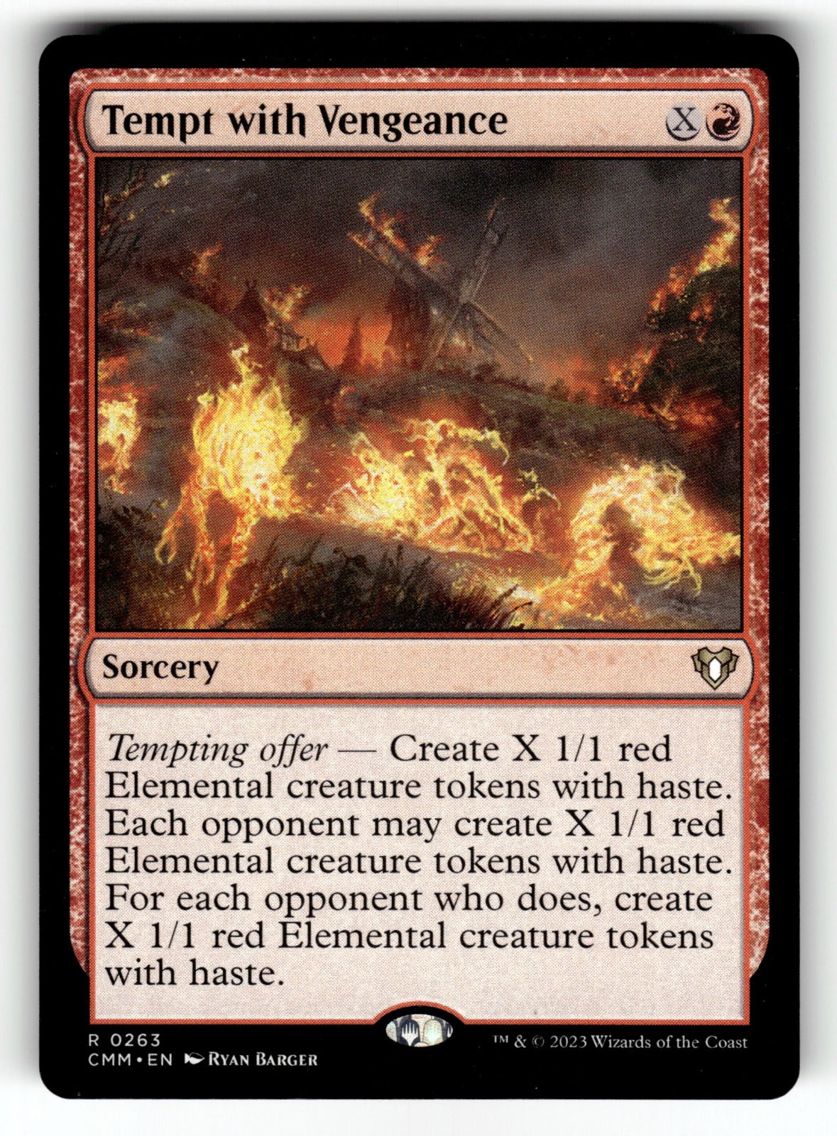 Tempt with Vengeance – 263 CMM: Commander Masters R NM