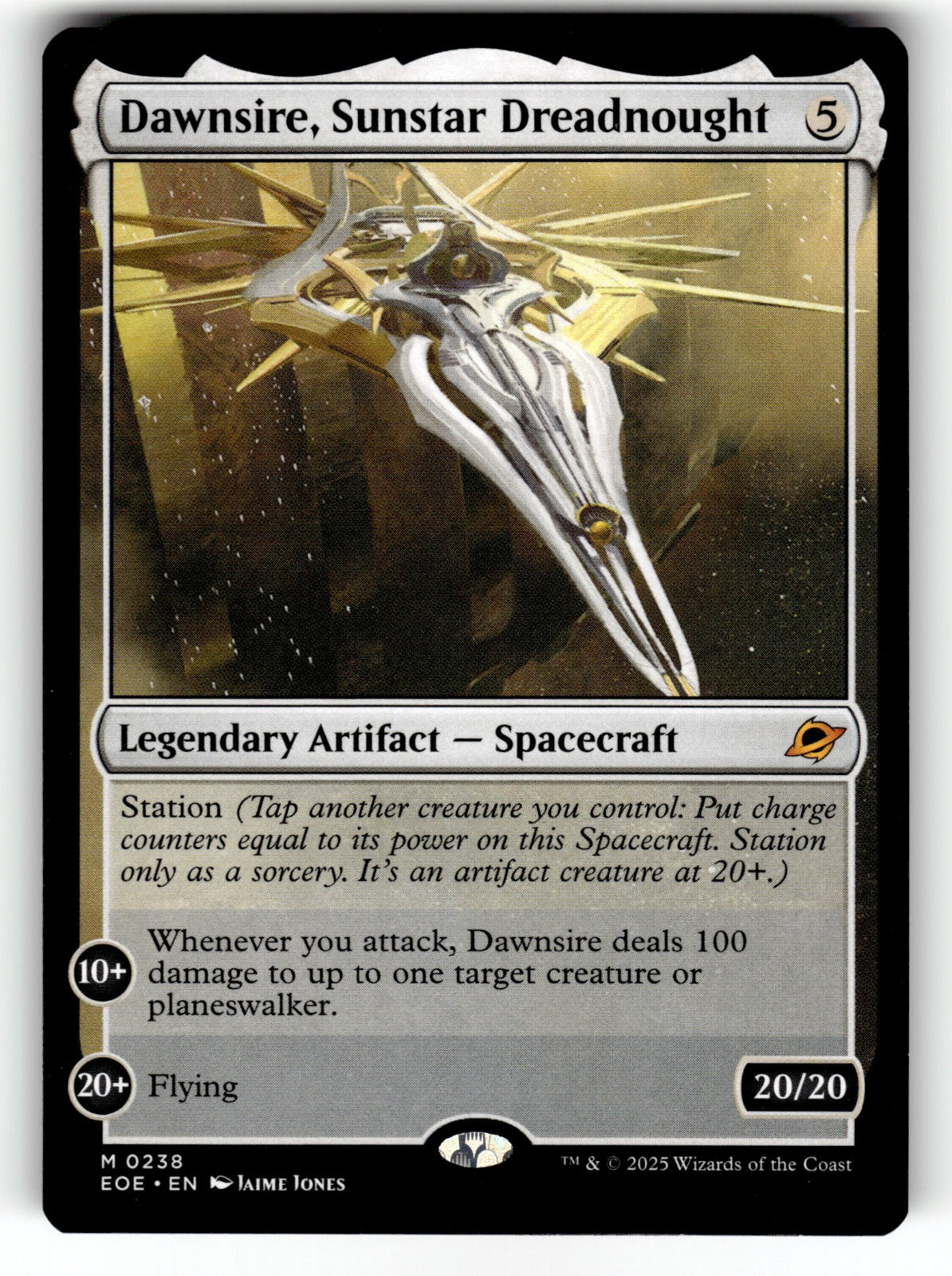 Dawnsire, Sunstar Dreadnought – 238 EOE: Edge of Eternities M NM