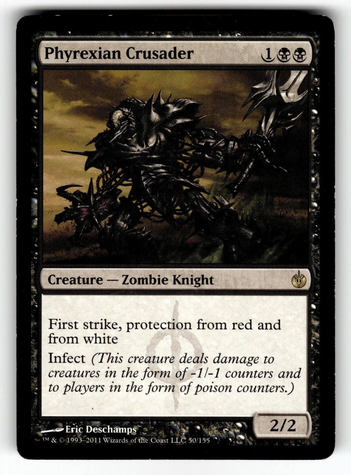 Phyrexian Crusader – 50 MBS: Mirrodin Besieged R LP